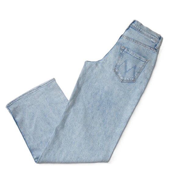 NWT Mother Spinner Zip Sneak in Light As A Feather Loose Slouchy Jeans 25 - Picture 10 of 10